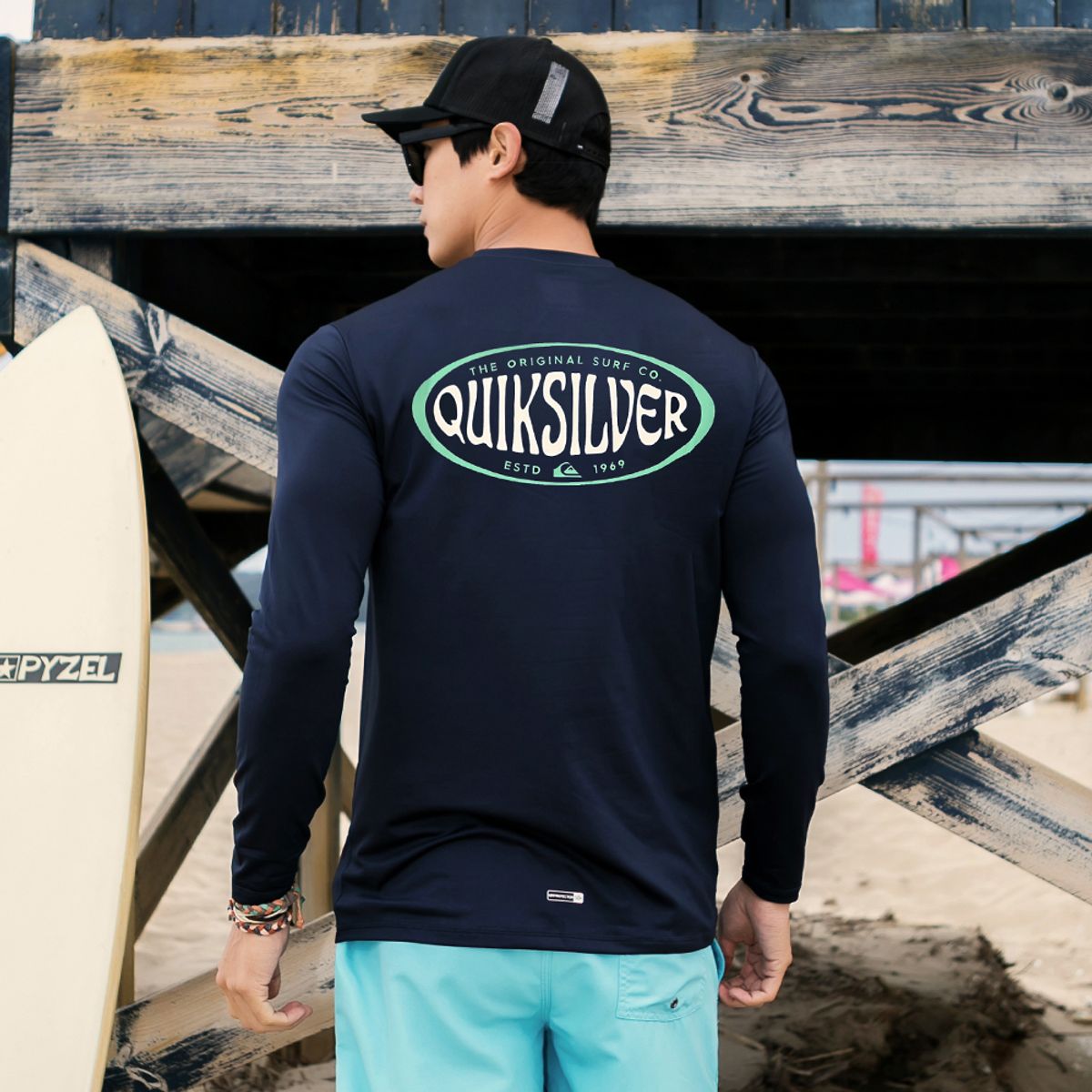 퀵실버(QUIKSILVER) 남성루즈핏래쉬가드QS930NMT