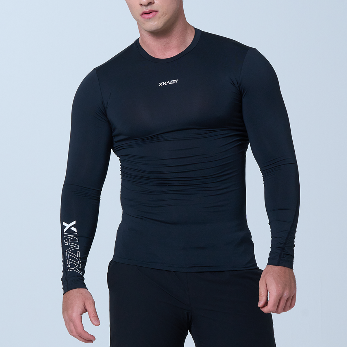 엑스네지(XNAZZY) 컴프레션 롱슬리브 XN23SSMCT01 [BLACK]