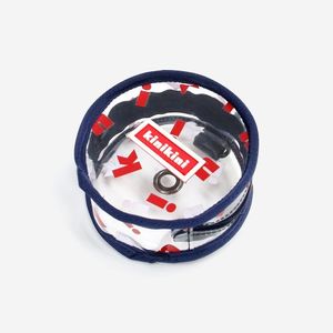 시그니처 로고 PVC 풉백 파우치 - 투명