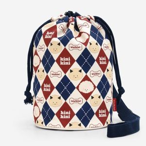 [키니키니X로렌츠] LONY RENY ARGYLE MINI BAG -NAVY(미니 보냉백)