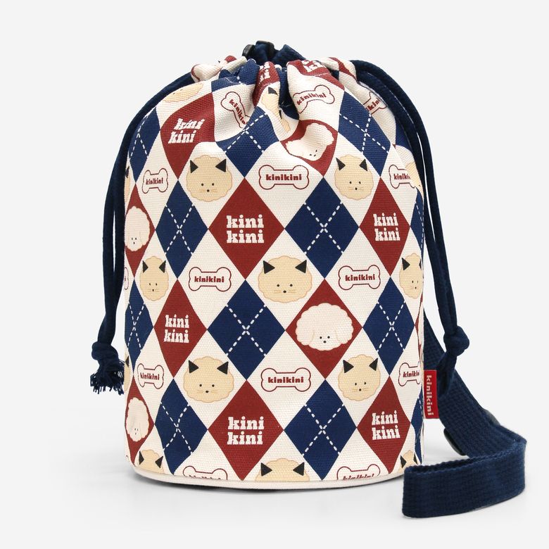 [키니키니X로렌츠] LONY RENY ARGYLE MINI BAG -NAVY(미니 보냉백)