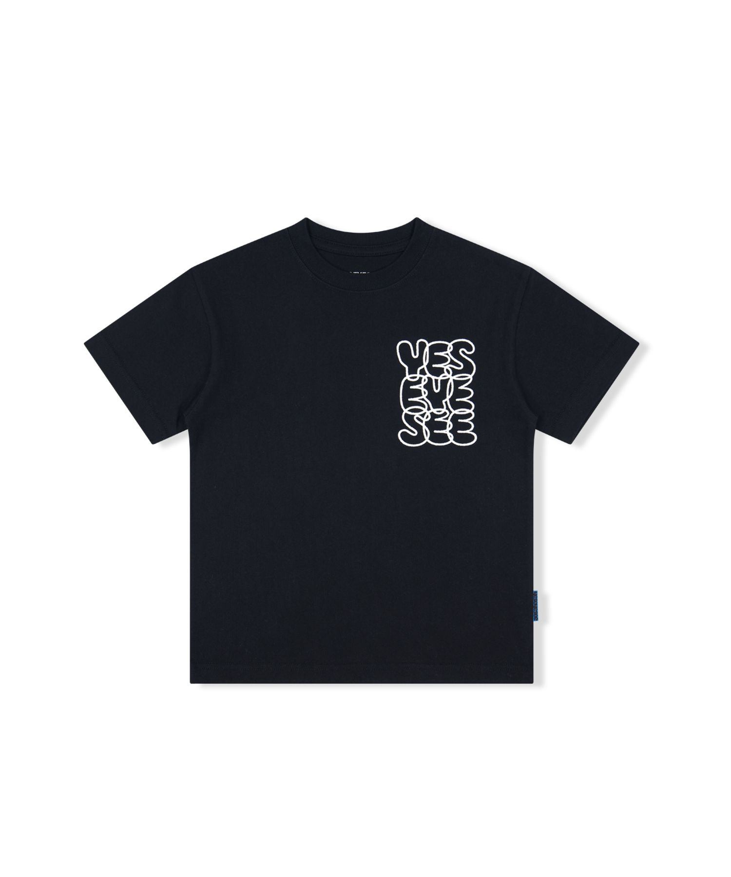 MUSINSA | YESEYESEE C-Logo Kids Tee Black