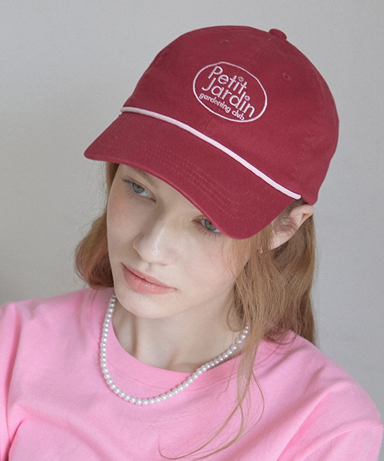 Petit Jardin Ball Cap - Burgundy