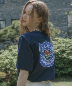 Gardening Logo T-shirt - Navy