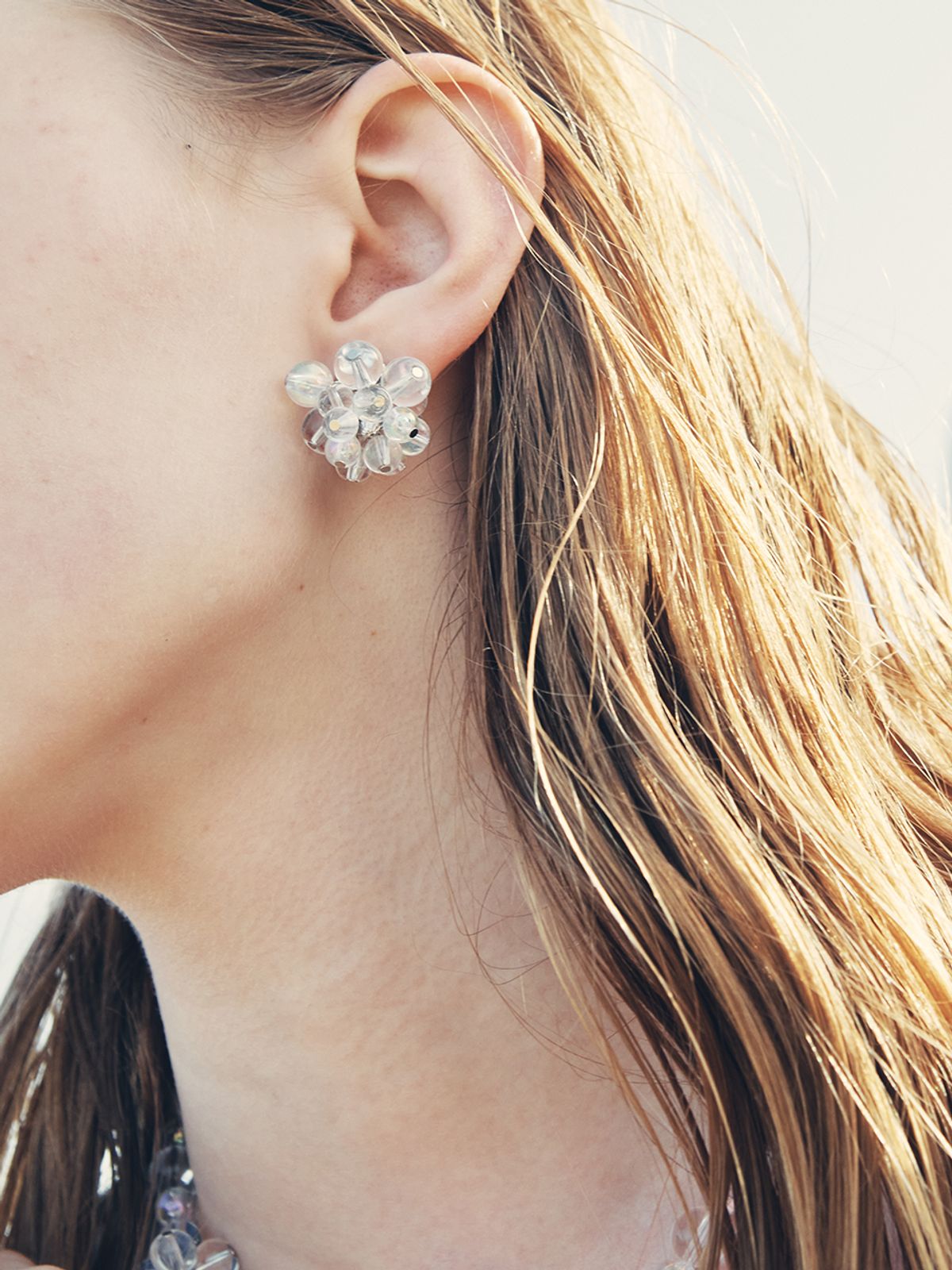 빈티지헐리우드(VINTAGE HOLLYWOOD) Clear Bubble Earrings_VH2336EA012B