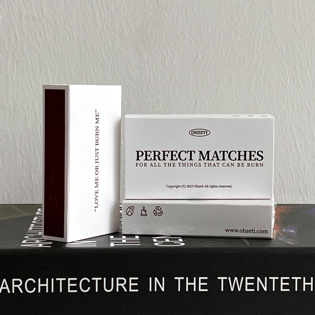 오제티캔들(OHZETI CANDLE) 화이트클래식 성냥 (45개입)