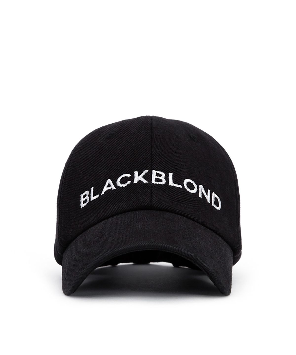 블랙블론드(BLACKBLOND) 비비디 클래식 로고 데님 캡 (블랙)
