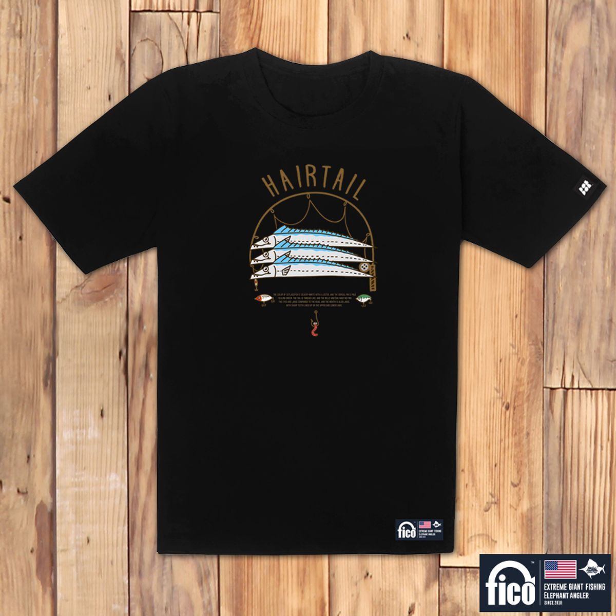 돌돌(DOLDOL) FICO_tshirts-219 익스트림 낚시 브랜드 피코 시즌2 캐릭터 그래픽 디자인 티셔츠