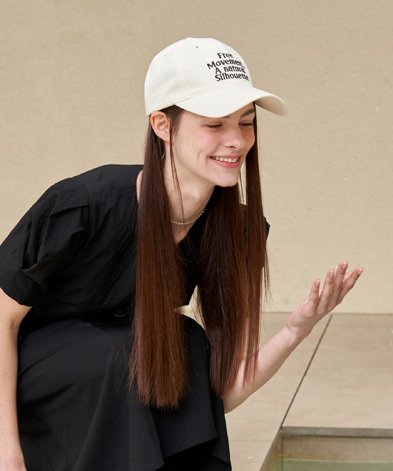 Silhouette Ball Cap_Ivory