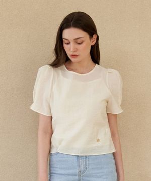 Sillia Blouse Set_Ivory