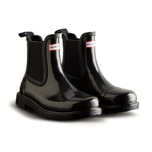 [WOMEN] 코만도 첼시 글로스 레인부츠 - 블랙 WFS1018RGLBLK