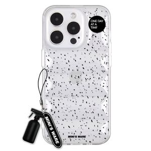 [아이폰16추가] SPRAY PADDING CASE BLACK