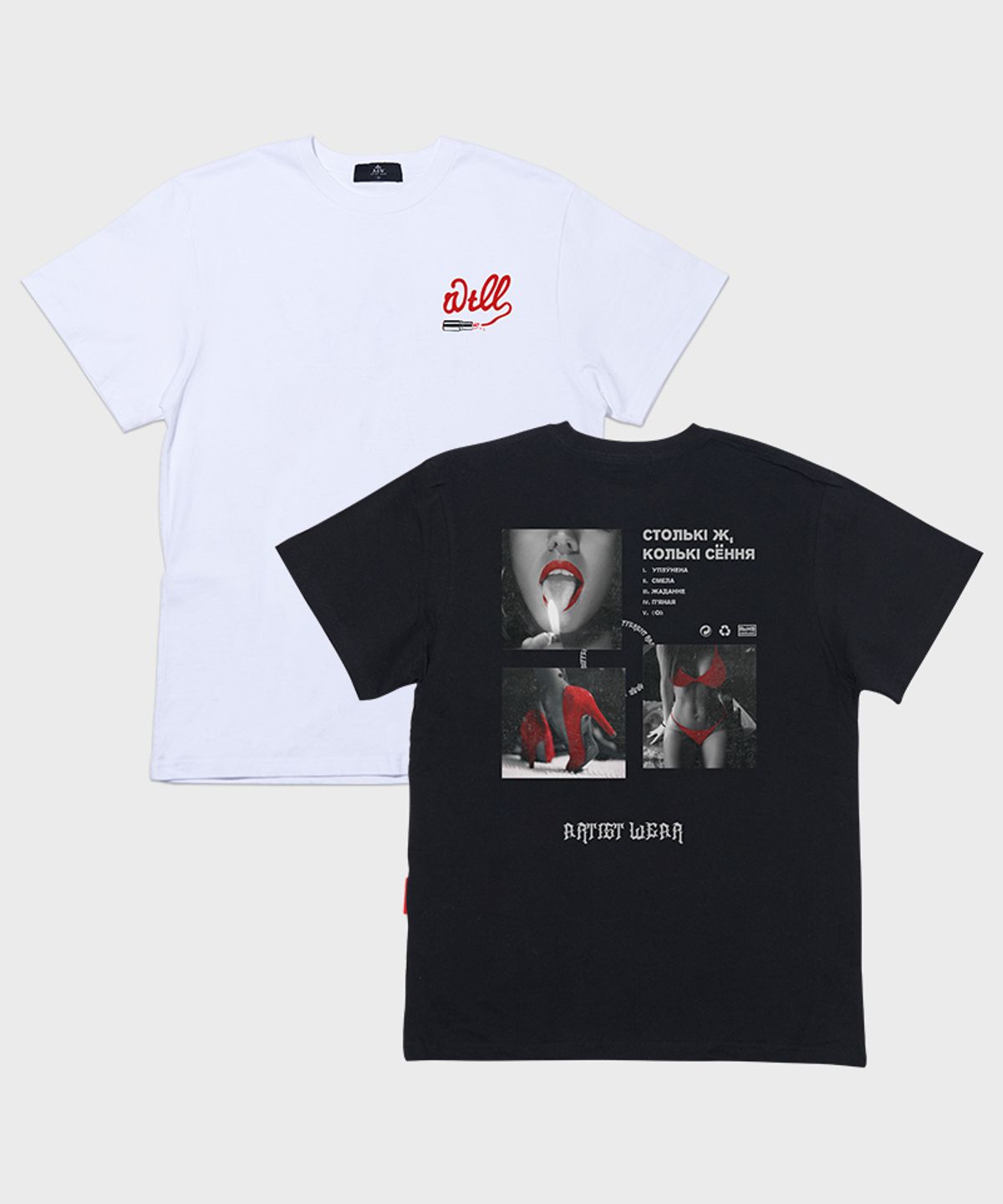 아티스트웨어(ARTISTWEAR) [ATW] 레드데이 반팔티