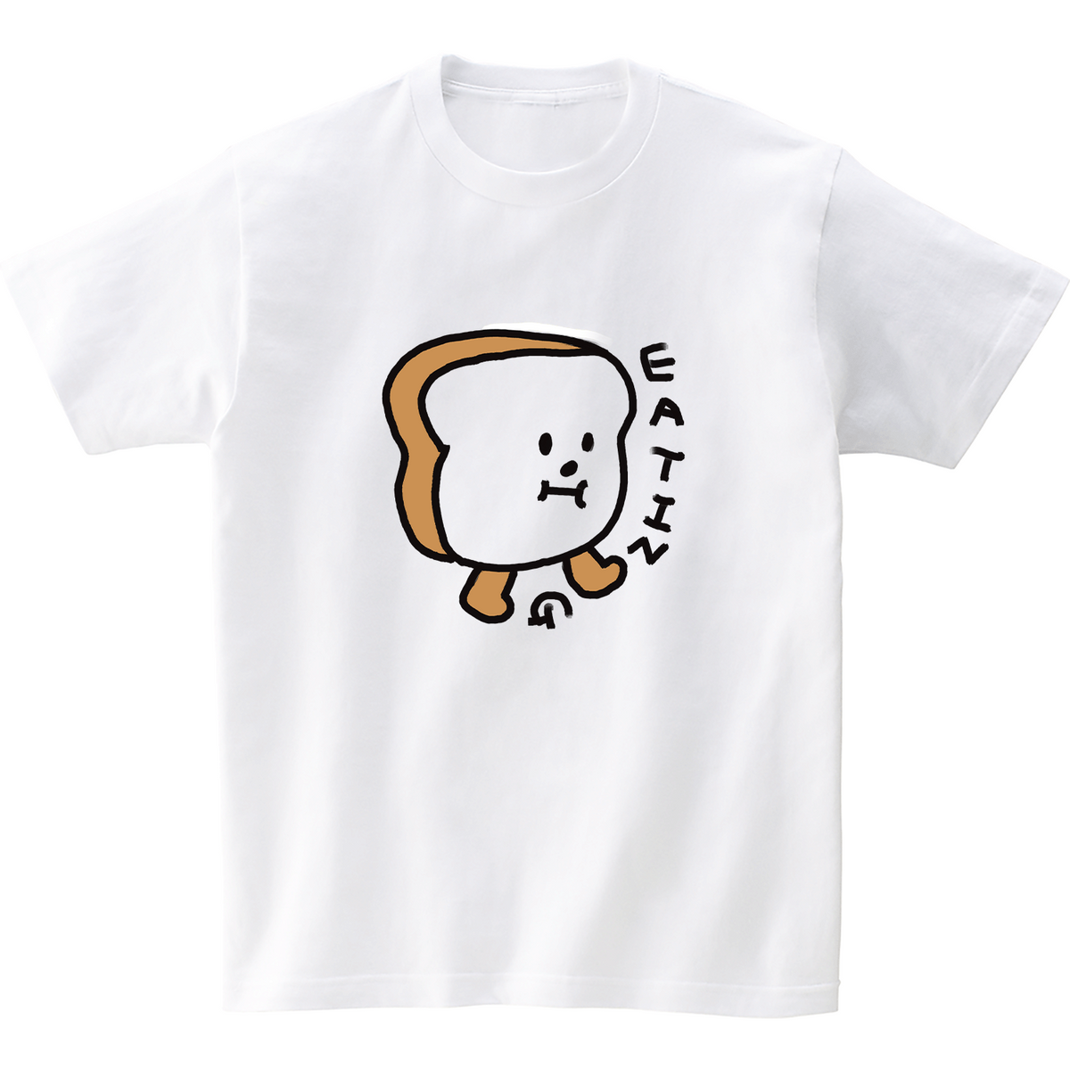 어썸어스(AWESOMEUS) EATING BREAD 반팔 티셔츠 화이트
