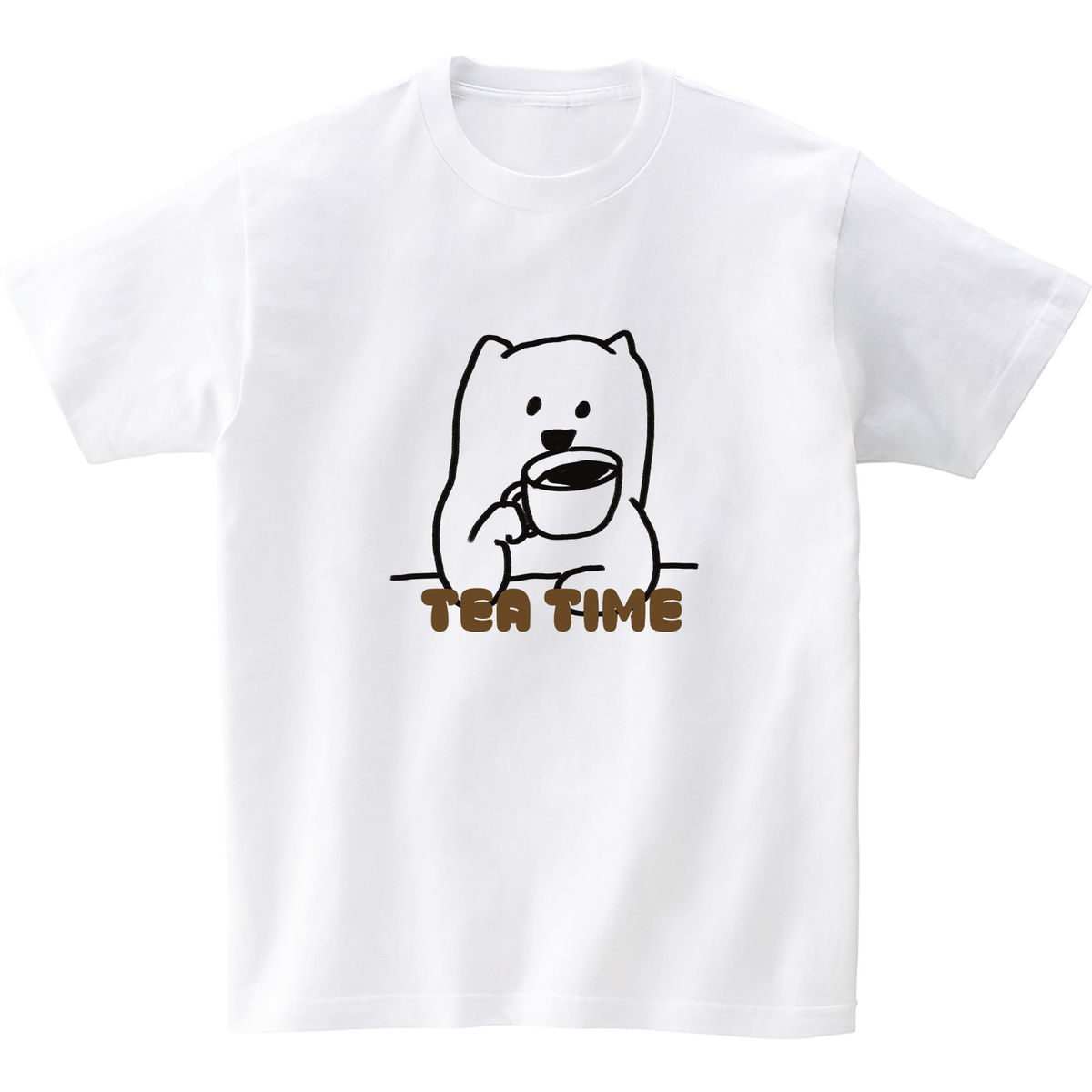 어썸어스(AWESOMEUS) TEA TIME 반팔 티셔츠 화이트