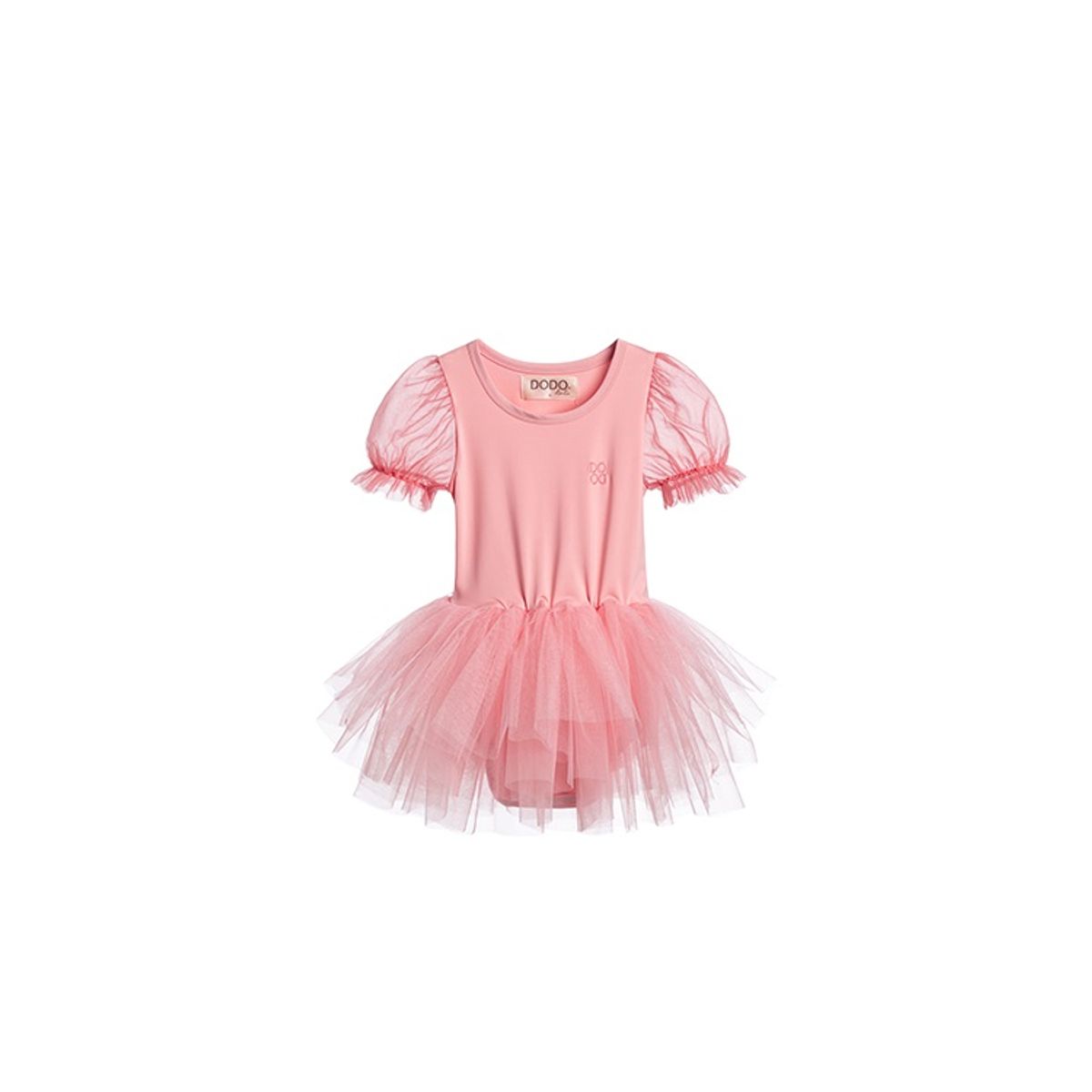 라메종드도도(LA MAISON DE DODO) The Very Puff Sleeve Tutu Dress_Salmon Pink  발레복