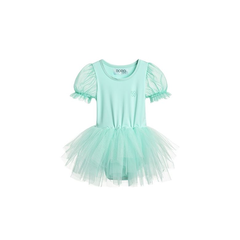 The Very Puff Sleeve Tutu Dress_Light Turquoise  발레복
