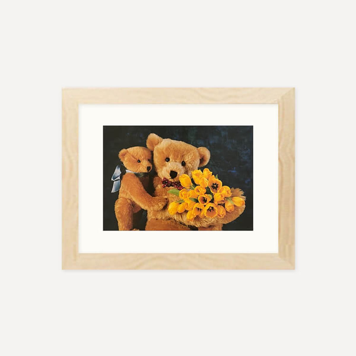 그릿시즌(GREET SEASON) 미르야 드 브리스 Teddybears Love Flowers no.14 (액자 포함)