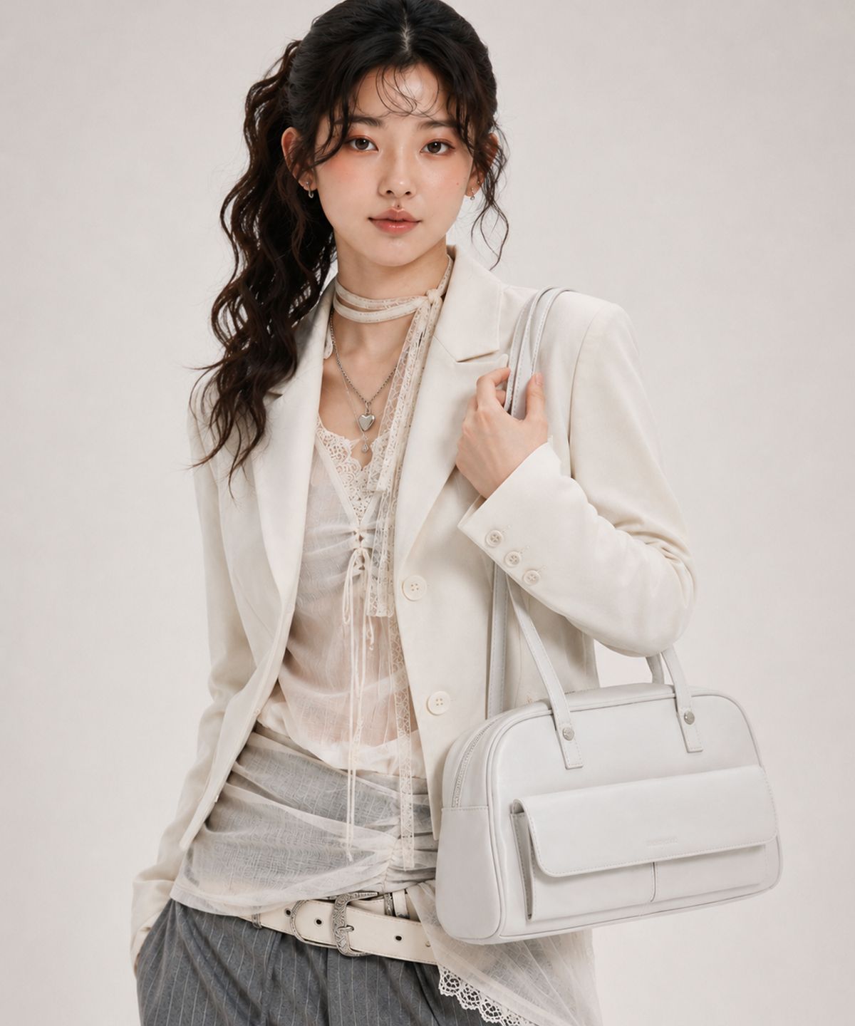 마틴콕스(MATINCOX) Lilia Shoulder (릴리아 숄더백) Cream