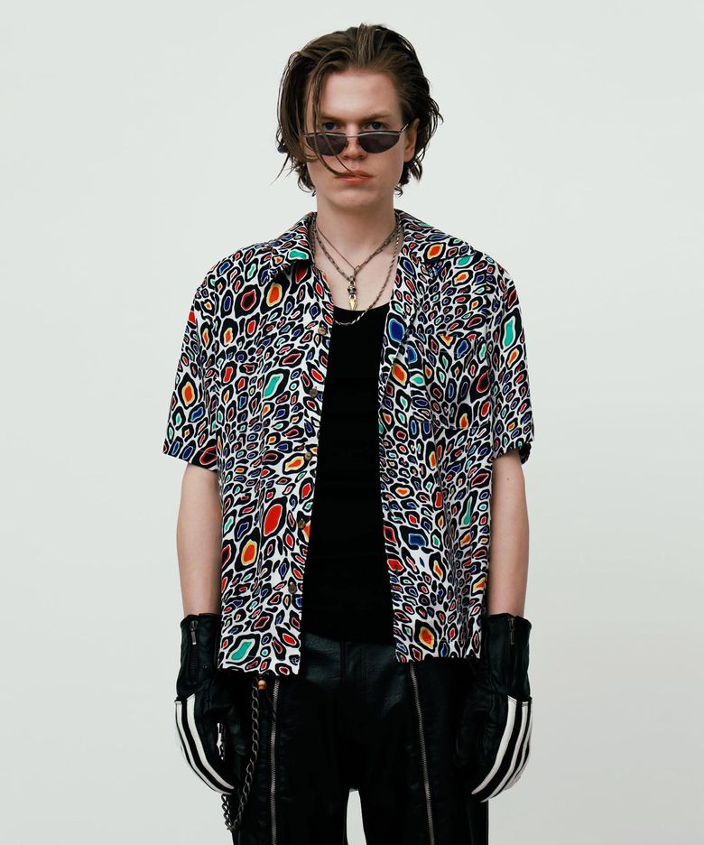 LEOPARD CUBAN PLANTER’S SHIRT