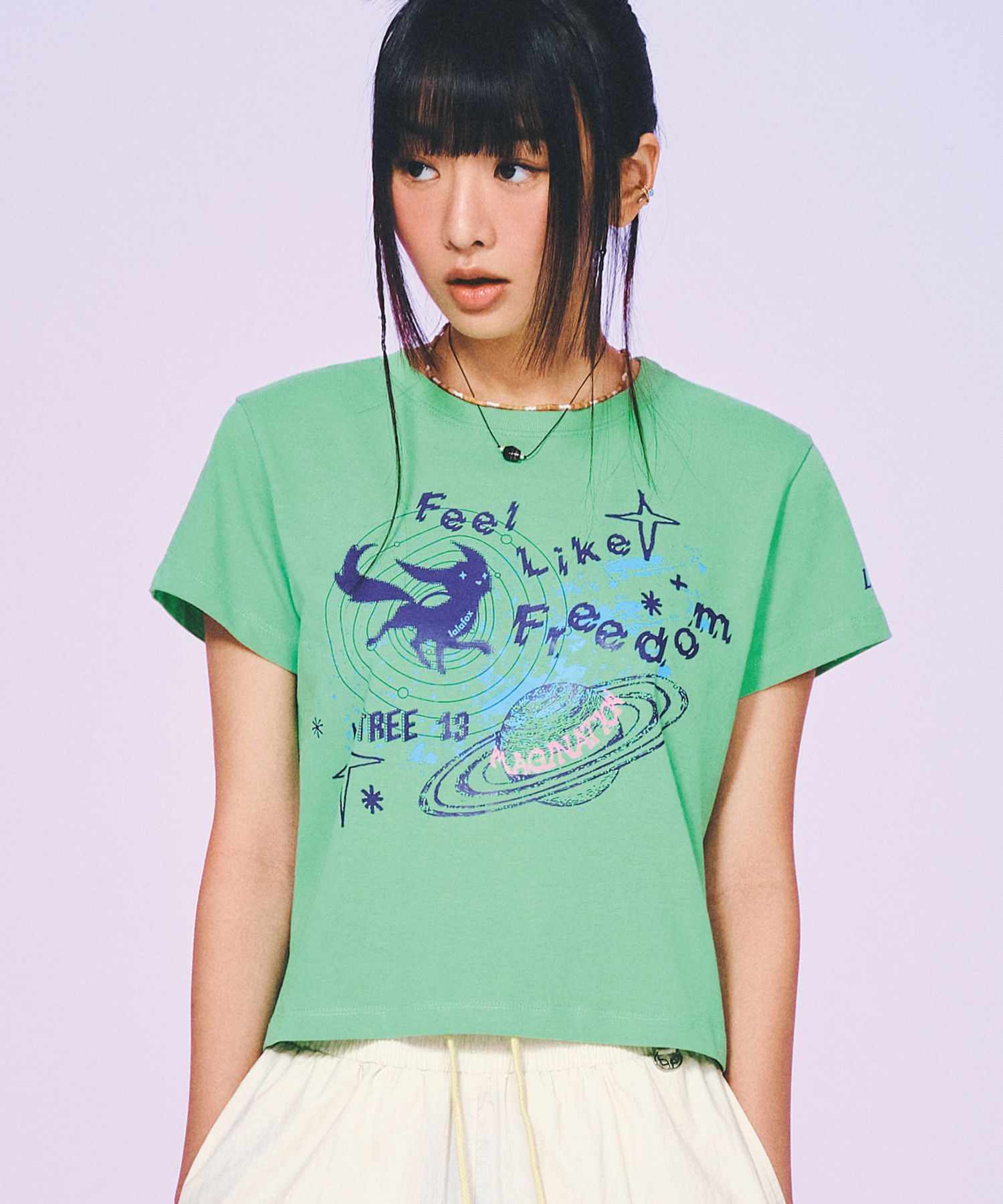 [LALAFOX]LALAFOX & TREE13 FOX T-SHIRT /追跡付 MUSINSA公式 | LALAFOX LALAFOX & TREE13 FOX SPACE T-SHIRT GREEN