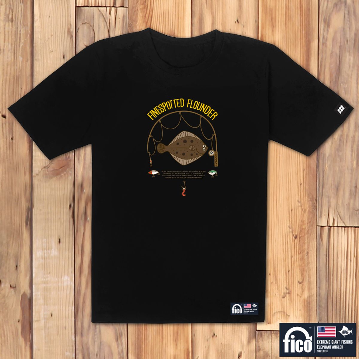 돌돌(DOLDOL) FICO_tshirts-224 익스트림 낚시 브랜드 피코 시즌2 캐릭터 그래픽 디자인 티셔츠