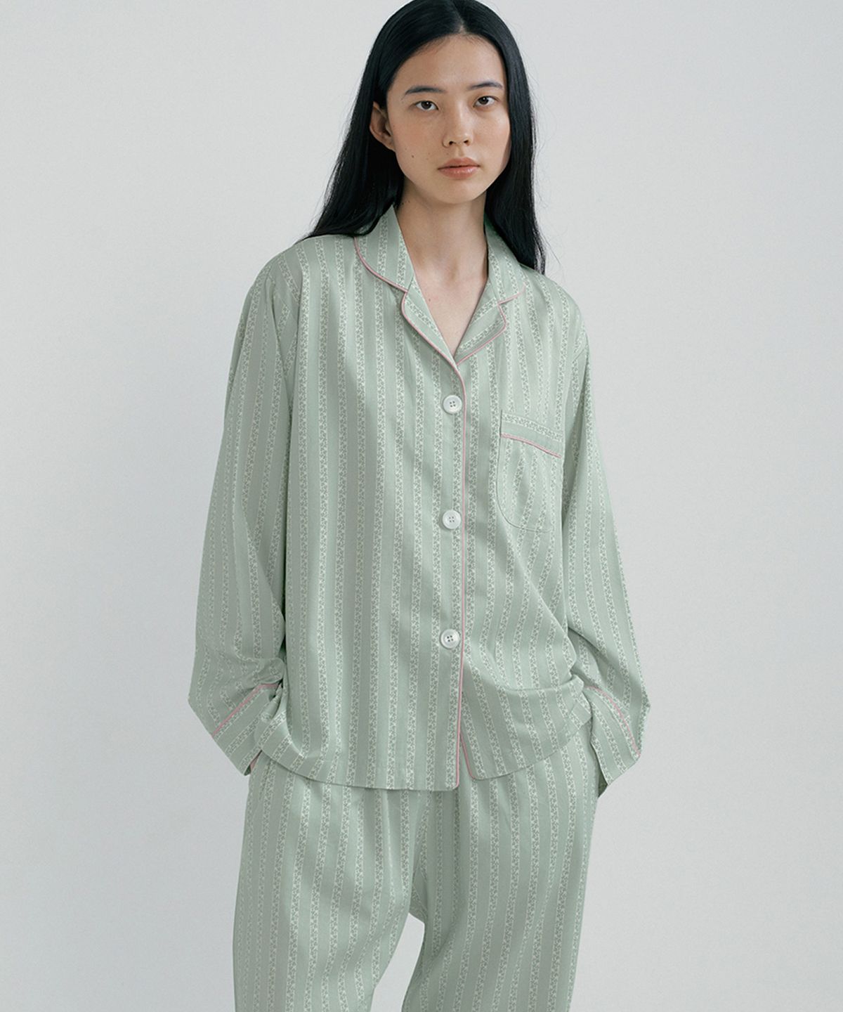 조스라운지(JO'S LOUNGE) [모달] (w) Pistachio Pajama Set