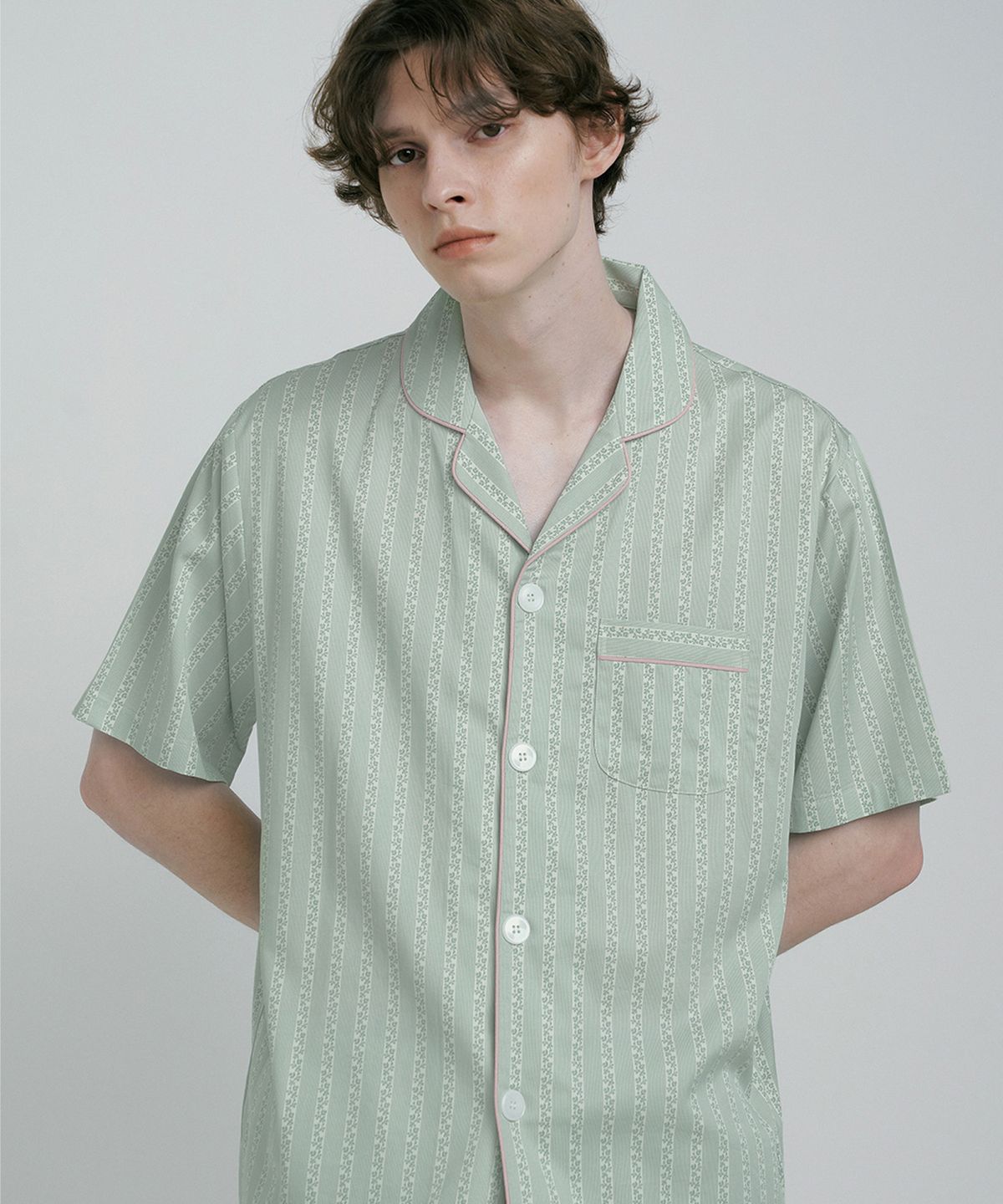 조스라운지(JO'S LOUNGE) [모달] (m) Pistachio Short Pajama Set