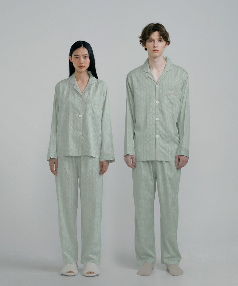 [모달] (couple) Pistachio Pajama Set