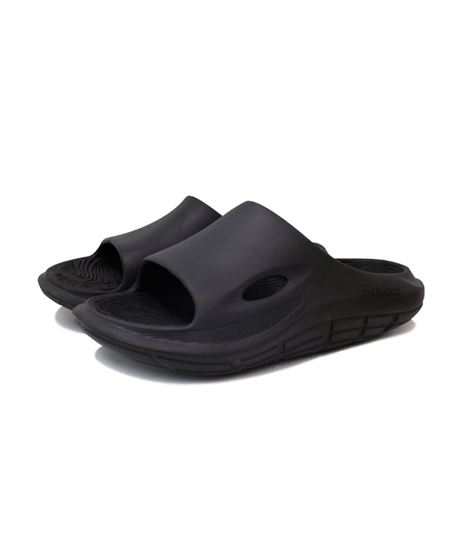 MUSINSA | CHUBASCO CHUBASCO NUBE MEN SLIDE CB2301 ALL BLACK