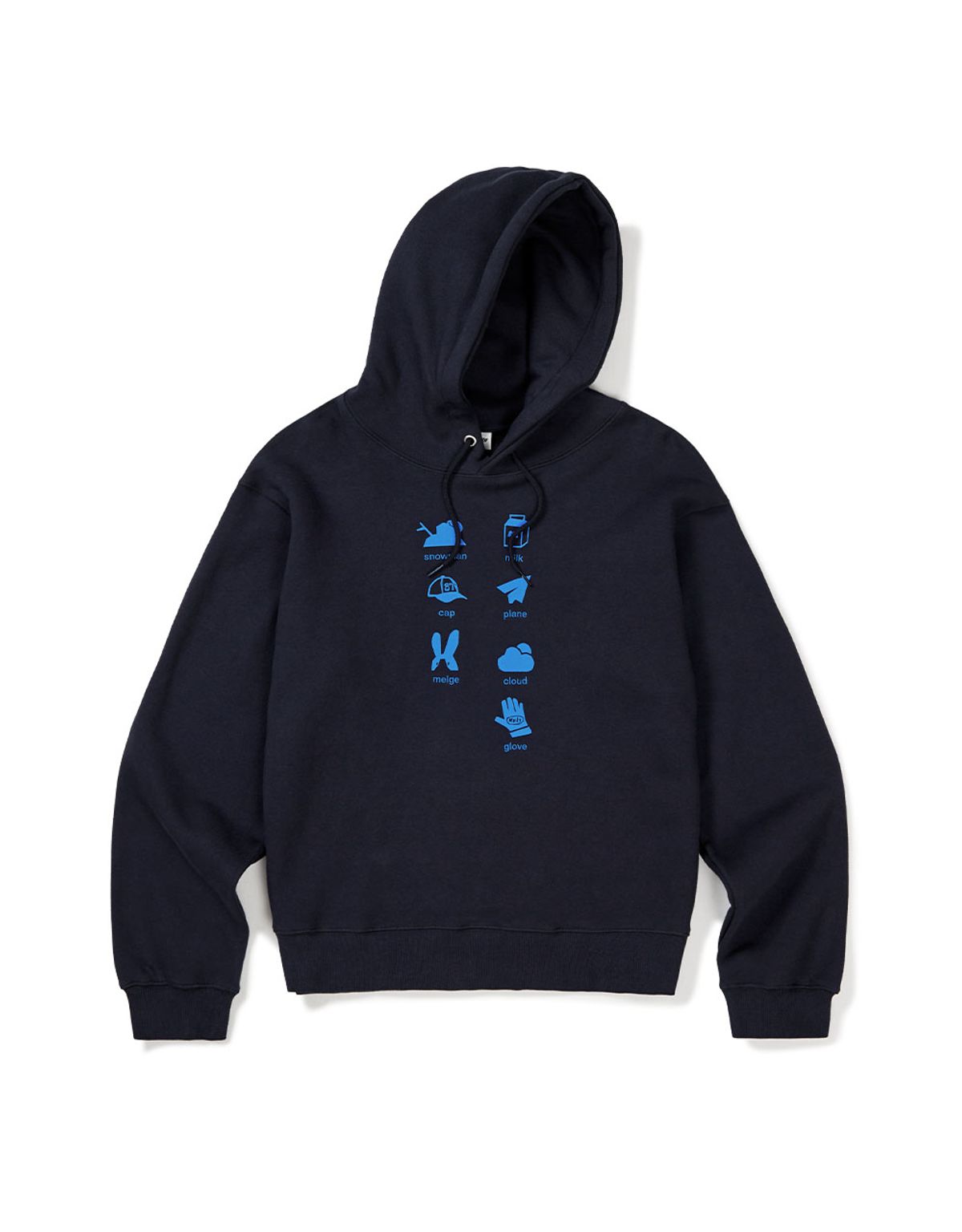 엠엠엘지(MMLG) [Mmlg] BLUE IN THE WORLD HOOD (AUTHENTIC NAVY)