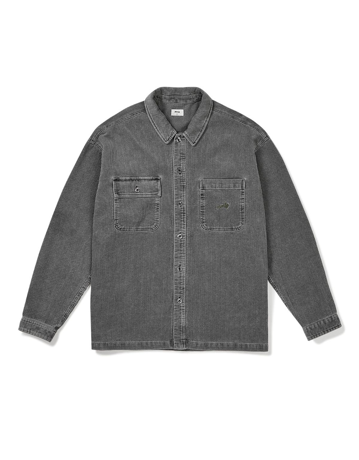 엠엠엘지(MMLG) WASHED CORDUROY SHIRT (GREY)