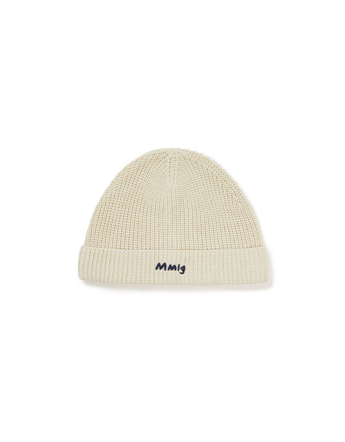 엠엠엘지(MMLG) [Mmlg] EMBROIDERY KNITCAP (LIGHT BEIGE)