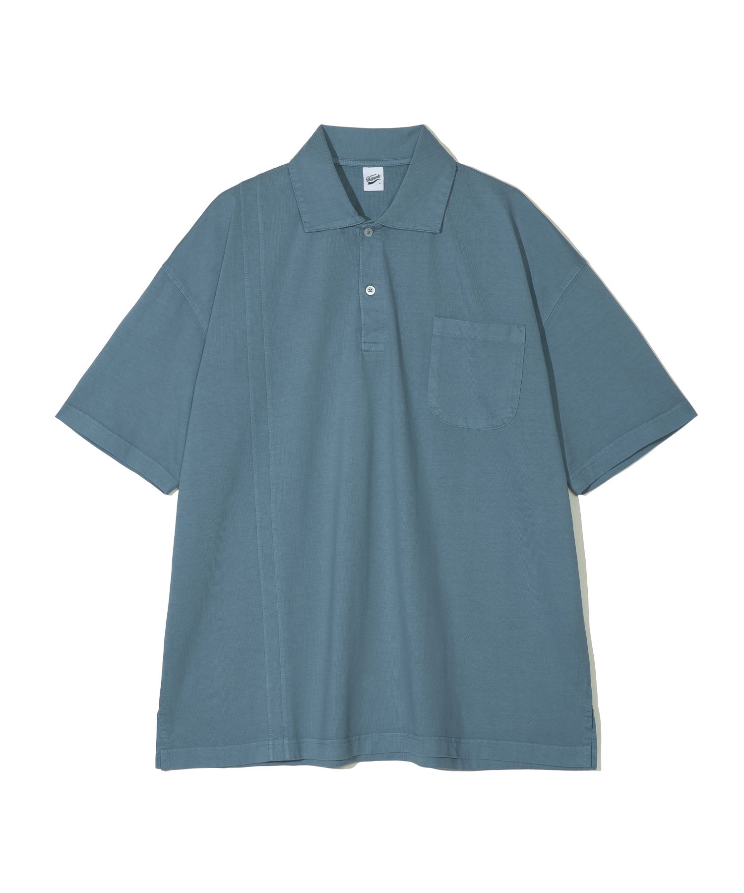 【MODERNIF】 Overfit Pigment Shirt MUSINSA | PARTIMENTO Overfit Pigment Polo Shirt Blue