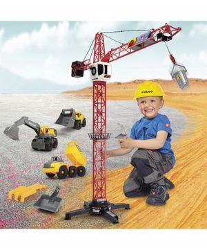 디키 볼보 1M 크레인 건설 중장비놀이세트