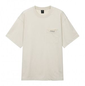 우븐 포켓 반팔티셔츠 Light Beige