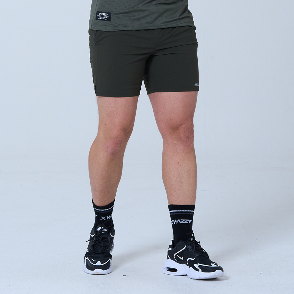 엑스네지(XNAZZY) 엑설런트 3부 숏팬츠 XN23SSMPT07 [KHAKI]