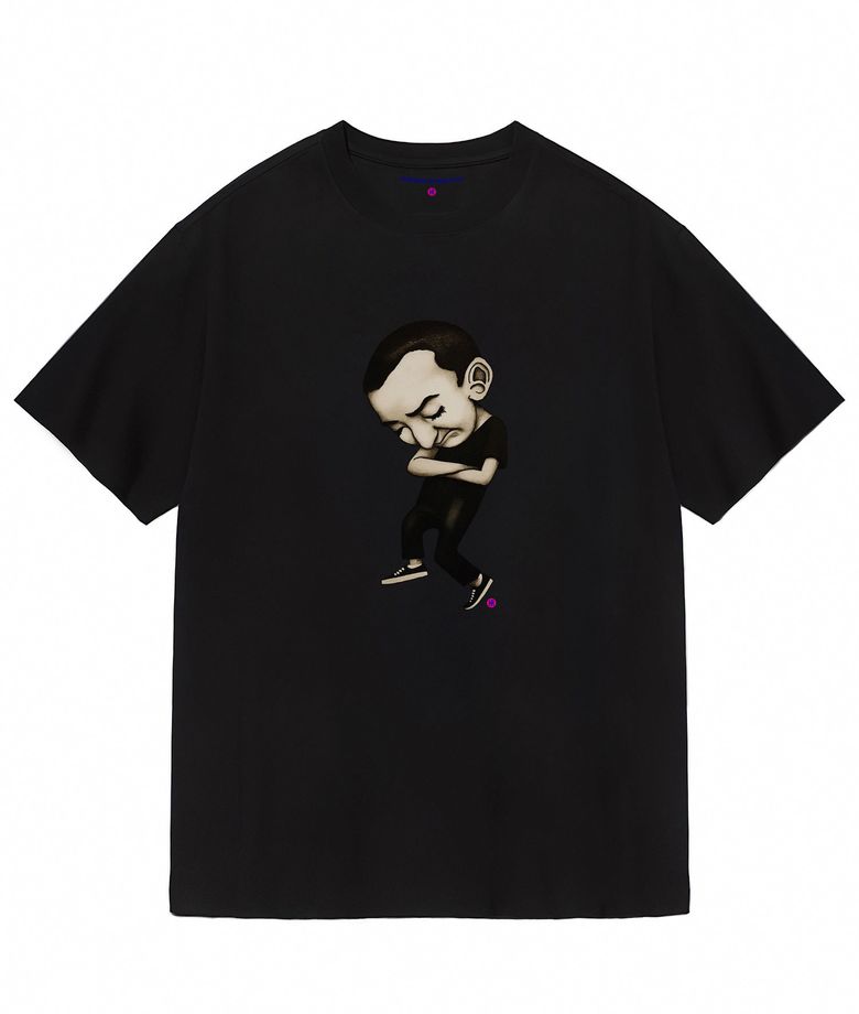 HR® 0022 cross short sleeved tshirt black 반팔티