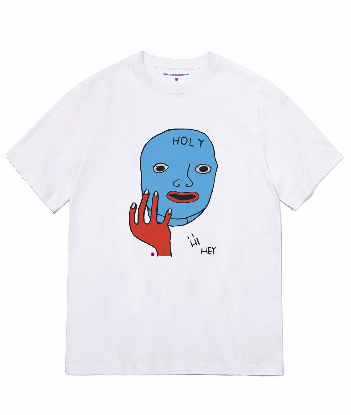 한량 컬렉티브(HANRYANG COLLECTIVE) HR® 0021 holy short sleeved tshirt white 반팔티