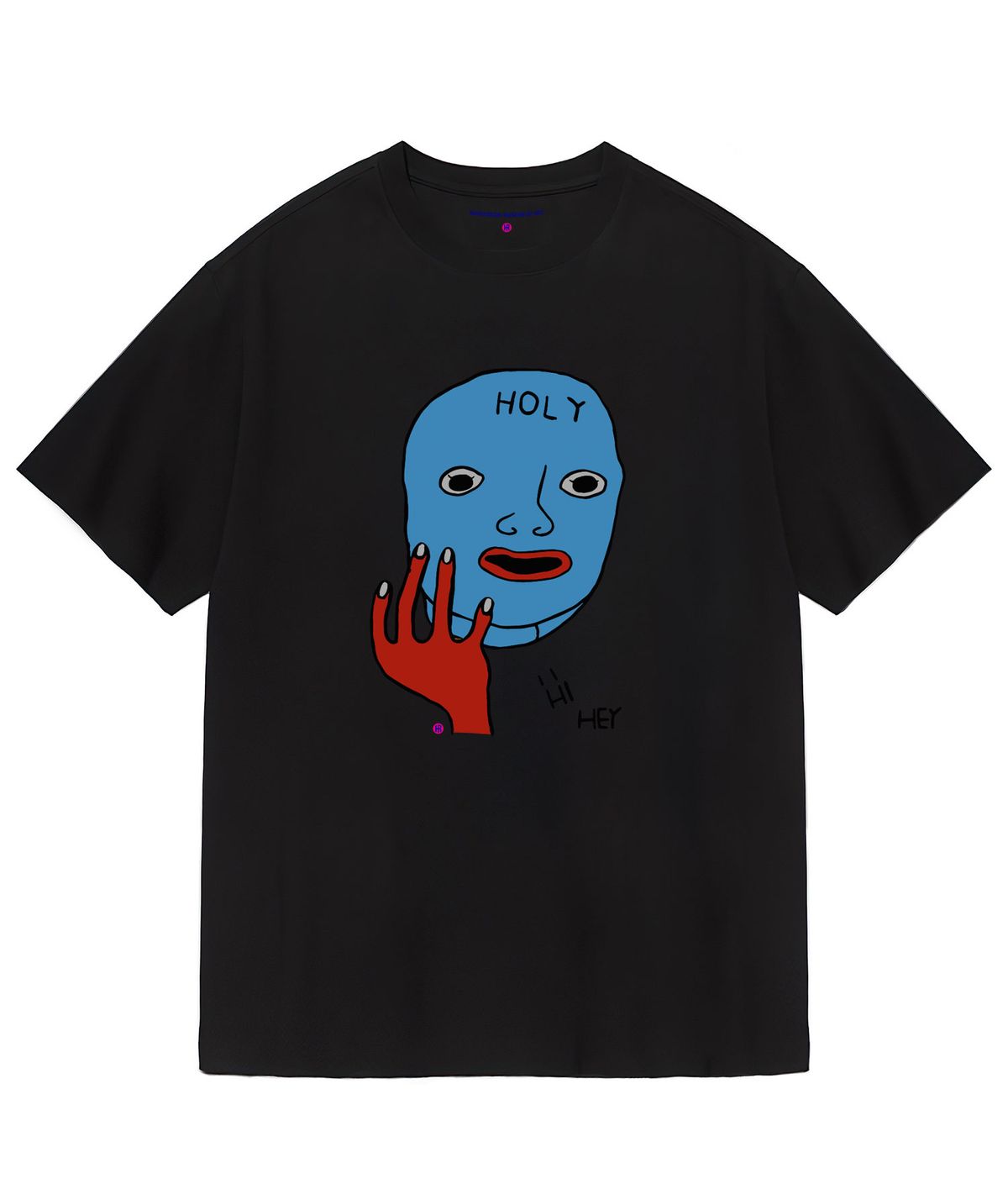 한량 컬렉티브(HANRYANG COLLECTIVE) HR® 0021 holy short sleeved tshirt black 반팔티