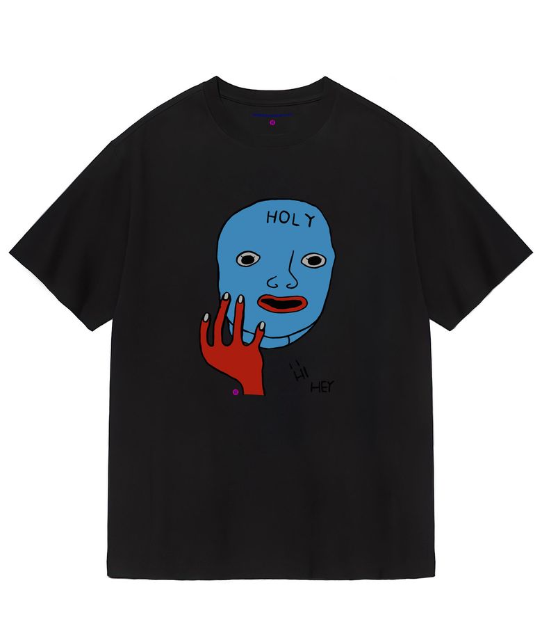 HR® 0021 holy short sleeved tshirt black 반팔티