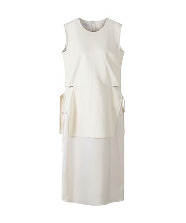 Two Wings Leather Dress_R0DAS23005IVX