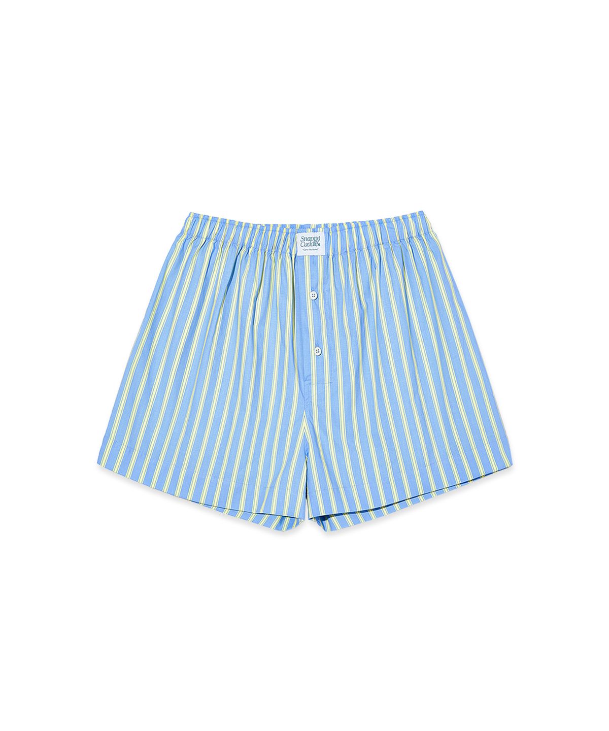 스내피커들(SNAPPY CUDDLE) Chilling Stripe Shorts (Blue)
