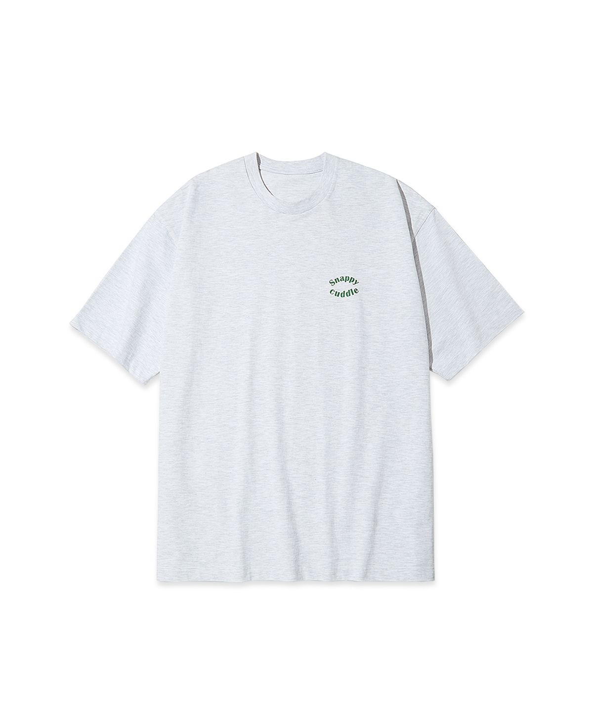 스내피커들(SNAPPY CUDDLE) Snappy Box T-Shirts (Gray)