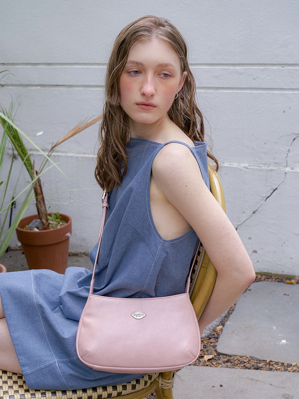 ◇SOMEWHERE BUTTER.◇ fle twoway bag baby pink MUSINSA | SOMEWHEREBUTTER fle two-way bag - baby pink