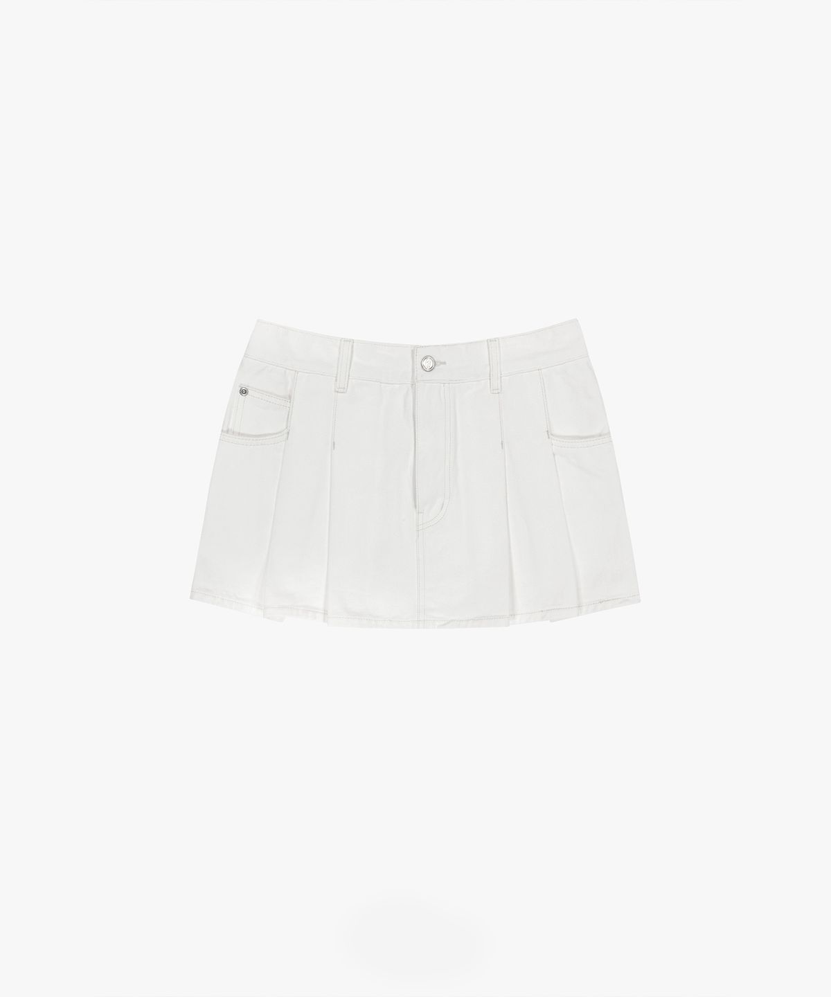 그로브(GROVE) 모드 데님스커트IVORY