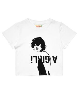 A GIRL! 크롭탑_화이트