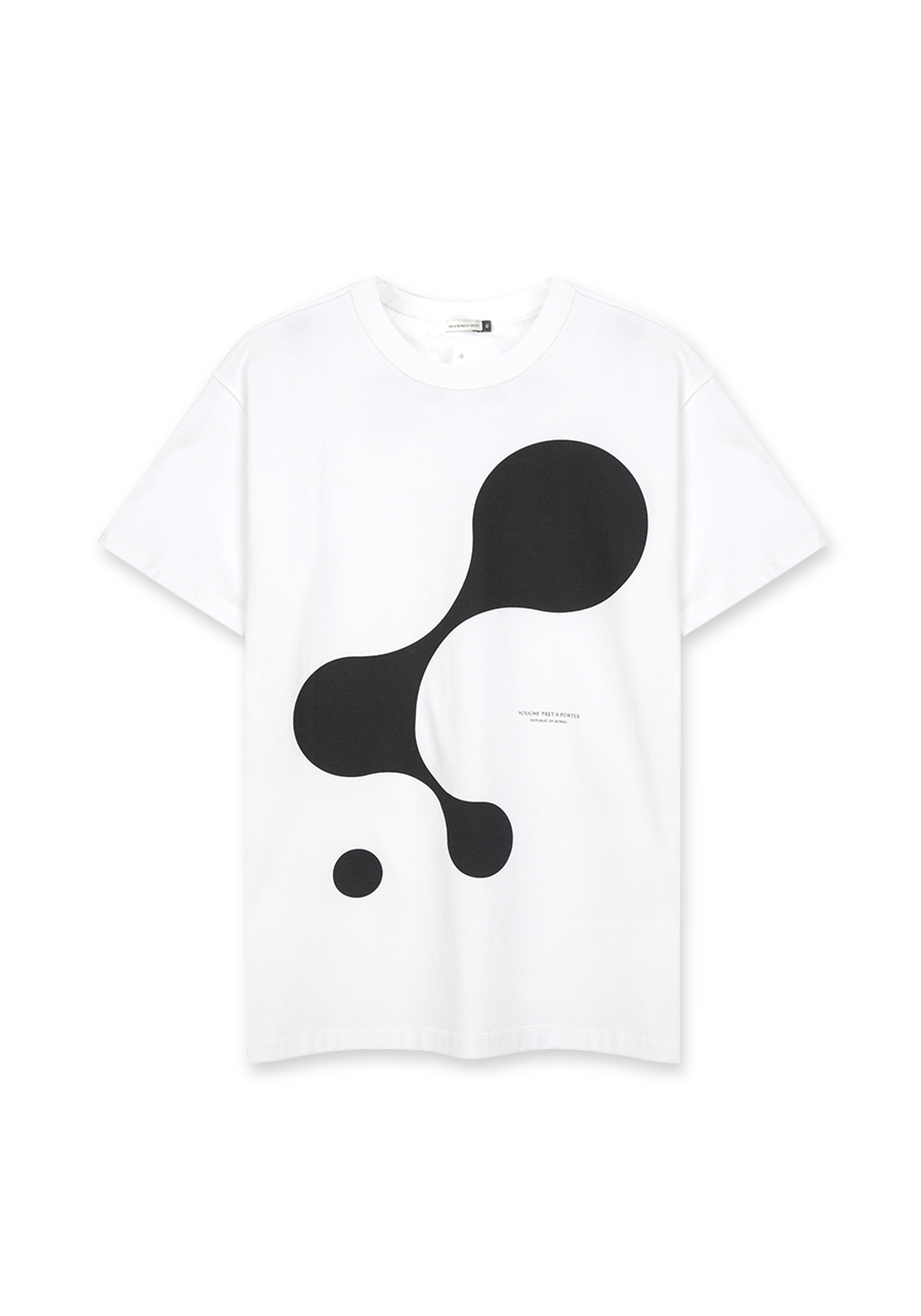 유체 프레타 포르테(YOUCHE PRET A PORTER) FL SHORT SLEEVE TEE - White