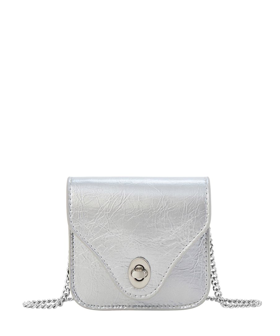 ★dumaro★ Scope Mini Bag Black Silver MUSINSA | DUMARO Scope Mini Bag / Wrinkled Silver