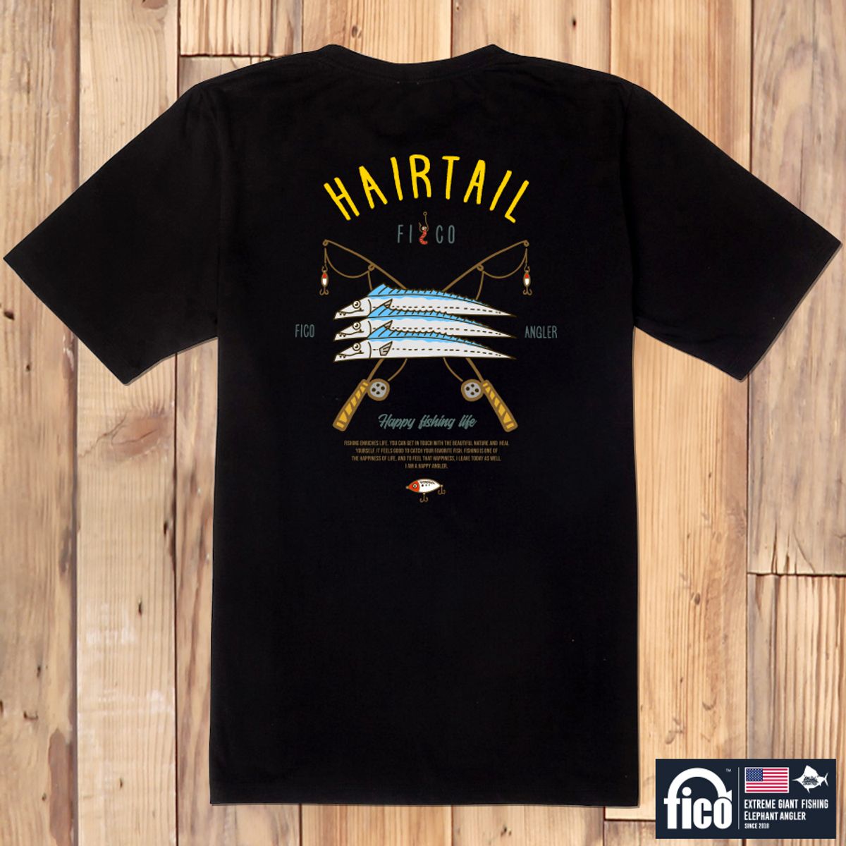 돌돌(DOLDOL) FICO_tshirts-230 익스트림 낚시 브랜드 피코 시즌2 캐릭터 그래픽 디자인 티셔츠